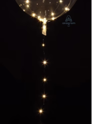 Westcoast Balloon 82842 Crystal Clearz With White Lights