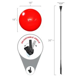 Alternative view of Westcoast Balloon DuraBalloon Adjustable Car Window Kit