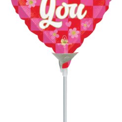 Westcoast Balloon 49763 I Love You Checkerboard