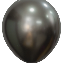 Westcoast Balloon 418360 Silk Midnight Grey 18 Round (25Ct)