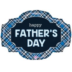 Westcoast Balloon 25098 Father'S Day Plaid