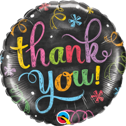 Westcoast Balloon 11826 Thank You Chalkboard