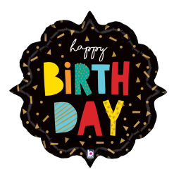 Westcoast Balloon 25128 Birthday Ornate Diamond
