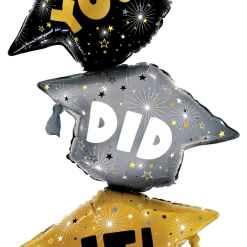 Westcoast Balloon 25259 Grad Cap Trio