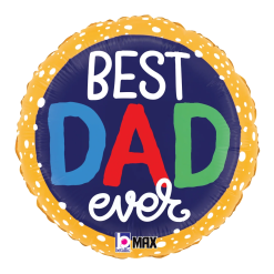 Westcoast Balloon 26345 Best Dad Ever Bubbles