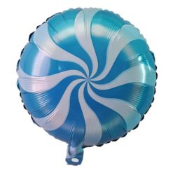 Westcoast Balloon 18 Blue Candy Swirl