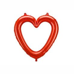 Westcoast Balloon FB207P Heart Frame - Red