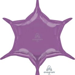 Westcoast Balloon 27317 Lilac 6-Point Star