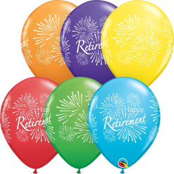 Westcoast Balloon 20514 Happy Retirement Fireworks 11 Round
