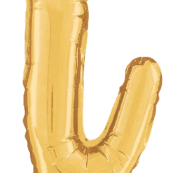 Westcoast Balloon 34709GP Script Letter I Gold