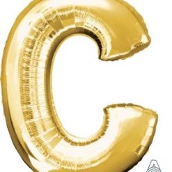 Westcoast Balloon 32951 Letter C Gold