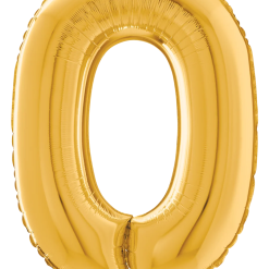 Westcoast Balloon 18840GP Number 0 Gold 28 Megaloon