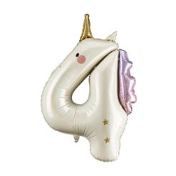 Westcoast Balloon FB359-4 Number 4 Unicorn