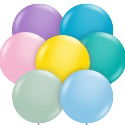Westcoast Balloon 17020 Tuftex Pastel Asssortment 17 Round (50Ct)