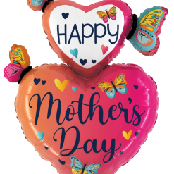 Westcoast Balloon 25251 Mother'S Day Butterfly Hearts