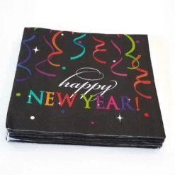 Westcoast Balloon Beverage Napkin - Wild New Year