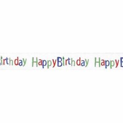 Westcoast Balloon Printed Curling Ribbon - Happy Birthday