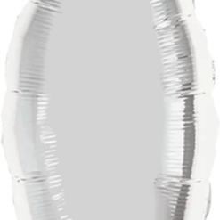 Westcoast Balloon 17127 Metallic Silver Taper 13