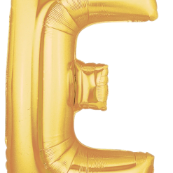 Westcoast Balloon 15905GP Megaloons Letter E Gold