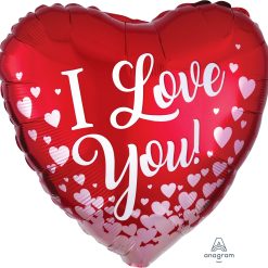 Westcoast Balloon 36797 Rose Gold Hearts, Bulk
