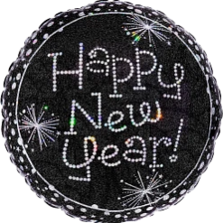 Westcoast Balloon 14830 Happy New Year Sparkles