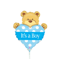 Westcoast Balloon 19826 Big Heart Bear Boy
