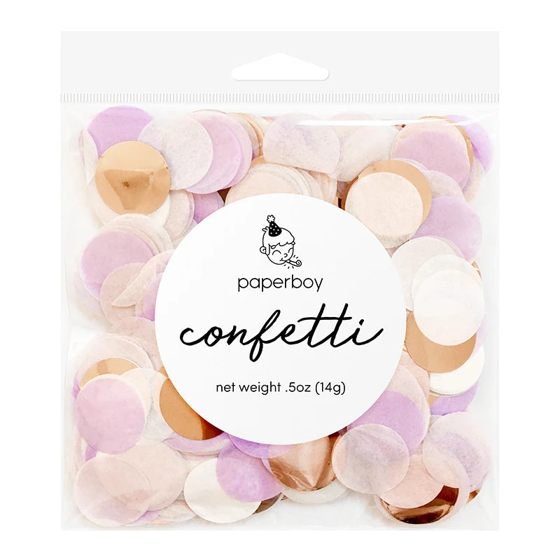 Westcoast Balloon Confetti - Lilac & Rose Gold