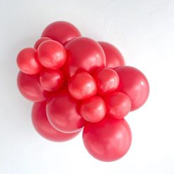 Alternative view of Westcoast Balloon 17053 Tuftex Metallic Starfire Red 17 Round (50Ct)