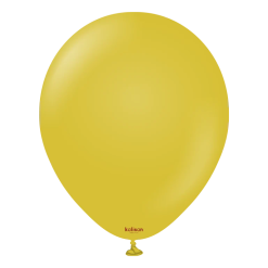 Westcoast Balloon K68262 Kalisan Retro Mustard 18 Round (25Ct)