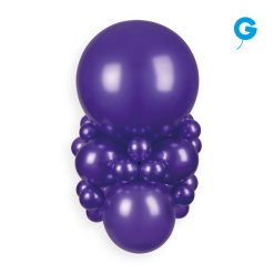 Alternative view of Westcoast Balloon 153453 Gemar Metallic Purple 19 Round (25Ct)