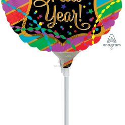 Westcoast Balloon 36042 HNY Streamers & Stripes