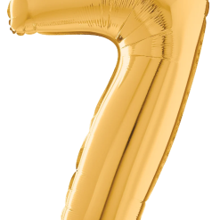 Westcoast Balloon 18847 Number 7 Gold 28 Megaloon
