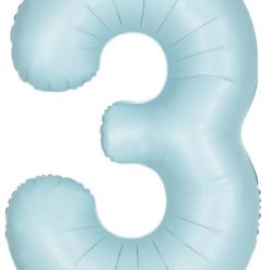Westcoast Balloon 13893 Number 3 Matte Blue