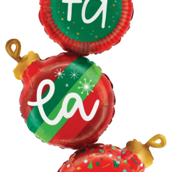 Westcoast Balloon 25317 Fa La La Ornaments