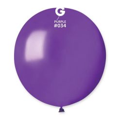 Westcoast Balloon 153453 Gemar Metallic Purple 19 Round (25Ct)