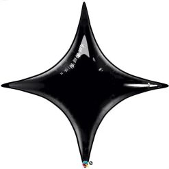 Westcoast Balloon 31980 Metallic Black Starpoint - 20In