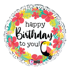Westcoast Balloon 26201 Tropical Toucan Birthday