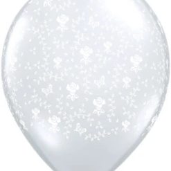 Westcoast Balloon 39384 Flowers-A-Round Diamond Clear 11 Round