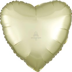 Westcoast Balloon 39902 Satin Luxe Pastel Yellow Heart