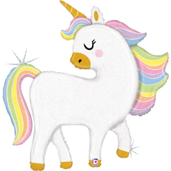Westcoast Balloon 35952 Glitter Pastel Unicorn