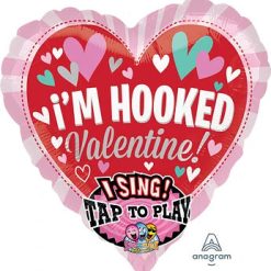 Westcoast Balloon 40581 Sing-A-Tune I'M Hooked Valentine