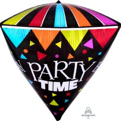 Alternative view of Westcoast Balloon 28213 Happy Birthday Party Time