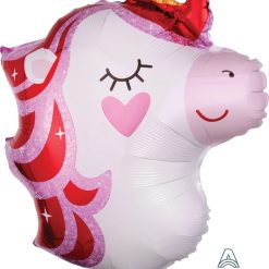 Alternative view of Westcoast Balloon 40485 Pretty In Pink Unicorn