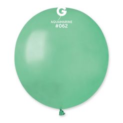 Westcoast Balloon 156256 Gemar Metallic Aquamarine 19 Round (25Ct)