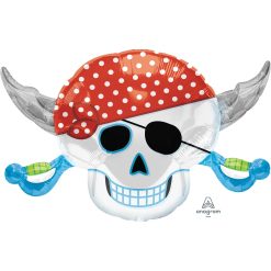 Westcoast Balloon 118222 Pirate Party Skull