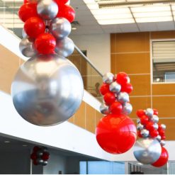 Alternative view of Westcoast Balloon PermaShine 4-Layer Ceiling Balloon Column Kit