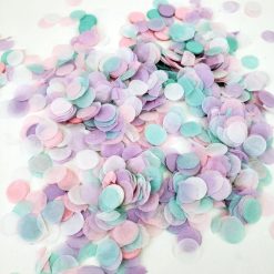 Westcoast Balloon Round Tissue Paper Confetti - Unicorn Mix