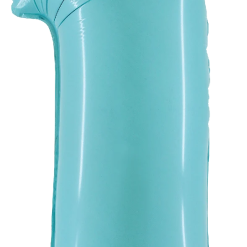 Westcoast Balloon 15841LP Megaloons Number 1 Pastel Blue