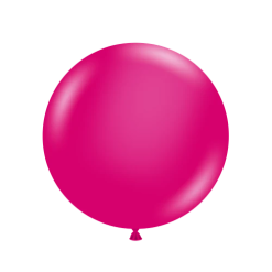 Westcoast Balloon 24016 Tuftex Crystal Magenta 24 Round (25Ct)