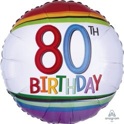 Westcoast Balloon 34439 Rainbow Birthday 80